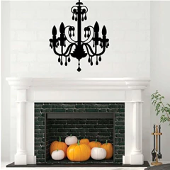 Customvinyldecor Vinilo Decorativo De Candelabro Negro - Danielle's Store