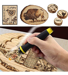 Imagen de Pyrography - Kit De Quemado De Madera, Regulable En Temperat