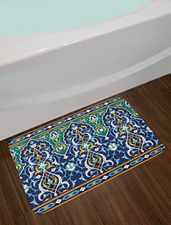 Alfombrilla De Baño Marroquí Con Diseño De Pétalos - comprar online