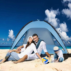 Carpa De Playa Familiar Sumerice Y Refugio Con Sombrilla Uv