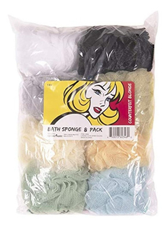 Loofah - Esponjas De Baño De Malla (8 Unidades), Multicolor - tienda online