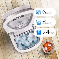 Máquina De Hacer Hielo Portátil Prime Home Para Encimera - tienda online