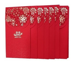 Imagen de Angel Mall Pack-12 Sobres Rojos Chinos - Lucky Money Gift