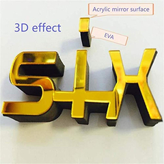 Reloj De Pared Moderno Con Superficie De Espejo 3d - Danielle's Store