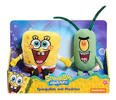 Juego De 2 Piezas De Peluche, Bob Esponja Y Plancton - Danielle's Store