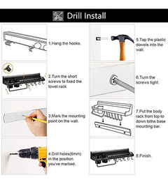 Imagen de Estante Multifuncional Para Colgar En La Pared