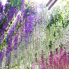 Paquete De 12 Cadenas Colgantes De Guirnaldas De Flores - comprar online