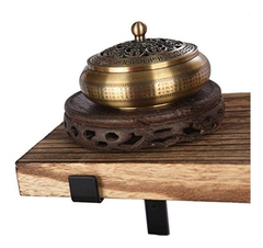 Estantería Flotantes De Madera, 3 Niveles, Color Marrón - Danielle's Store