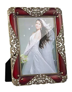 Marco De Fotos De Metal Con Cubierta De Cristal - comprar online