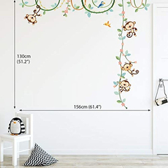 Decowall - Adhesivos De Pared, Diseño De Monos, Pegatinas - comprar online