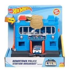 Hot Wheels Downtown Police Station Breakout Vehículo Playset - tienda online