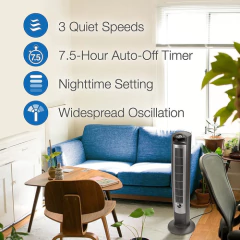 Ventilador De Torre Oscilante Eléctrico Portátil Lasko 42 Co - Danielle's Store