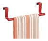 Mdesign - Toallero Decorativo De Metal Para Cocina,rojo