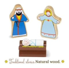 Juego De Pesebres De Madera De La Noche Santa - Danielle's Store