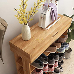 Organizador De Zapato De Madera Marrón, 5 Niveles en internet