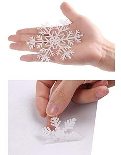 Pegatinas De Copos De Nieve Para Ventana De Navidad - Danielle's Store