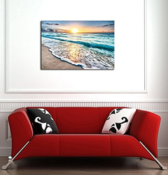 Wieco Art Sea Waves Hd Lienzo Impreso Moderno Arte De Pared - comprar online