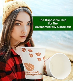 Tazas De Café De Papel Biodegradable Y Compostable De 12 Oz. - comprar online