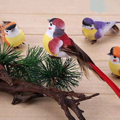 Plumas Artificiales Forma De Pajaro - tienda online