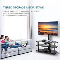 Mesa Para Tv Giratorio De 32in A 65in, Color Negro - Danielle's Store
