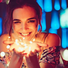 Imagen de Juego De Luces De Navidad (100 Unidades), Color Verde