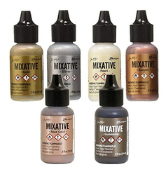 Ranger Tim Holtz Para Dibujo Mezclas Metálicas 6 Colores - comprar online