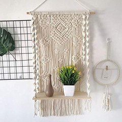 Repisas Para El Hogar Repisas Hecha A Mano De Macramé en internet