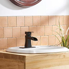 Bwe - Grifos De Baño De Bronce Aceitado, Cascada - Danielle's Store