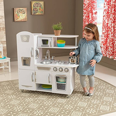 Cocina De Juguete Kidkraft Vintage Kitchen - White en internet