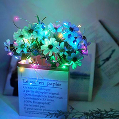 Luces Led De Cadena Micro Estrellada A Pilas Cynzia - tienda online