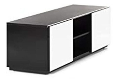 Imagen de Mueble Para Tv De Madera, Color Negro/blanco, 2 Niveles