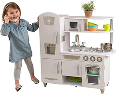 Cocina De Juguete Kidkraft Vintage Kitchen - White - comprar online