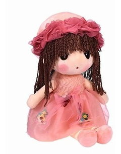 Muñeca De Trapo Rosa - comprar online