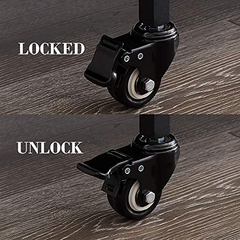 Mueble Para Vinos Móvil De Metal Negro Y Madera 3 Niveles. - Danielle's Store