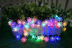 Guirnalda De Luces Led De 13 Pies, Con 40 Flores De Loto Led - comprar online