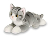 Peluche De Animal Gris Rayas Gatito Bearington Collection