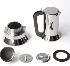 Cafetera Espresso Alessi 9090 De Richard Sapper, 6 Espresso.