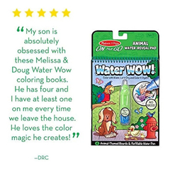 Melissa & Doug Libro Para Colorear Y Pintura En Agua - tienda online