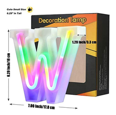 Warmthou - Luces De Neón Con 26 Letras Del Alfabeto, Letras - comprar online