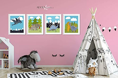 Decoración De Habitación De Dinosaurios Para Niños Niñas Pó - tienda online