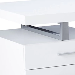 Escritorio Para Computadora Con Cajones, Madera, Blanco - Danielle's Store