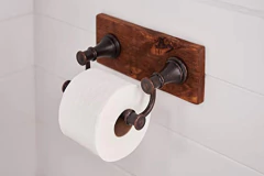 Portarrollos, Bronce Aceitado - comprar online