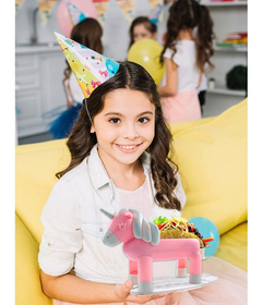 Plato Para Niños Con Soporte Para Tacos De Unicornio, Soport - comprar online