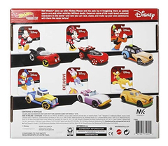 Imagen de Hot Wheels Disney Bundle Vehículos De Juguete, Paquete De 6