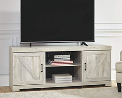 Mueble Para Tv Con 6 Estantes, Color Blanco, 3 Niveles en internet