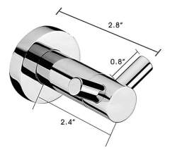 Crw - Gancho Doble Para Toallas De Baño - comprar online