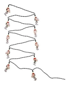 Juego De Luces Snoopy De Cacahuetes