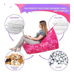 Puf De Almacenamiento De Animales De Peluche - tienda online