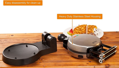 Máquina Para Hacer Waffles Belga De 7 Secura Anti-adherente - comprar online