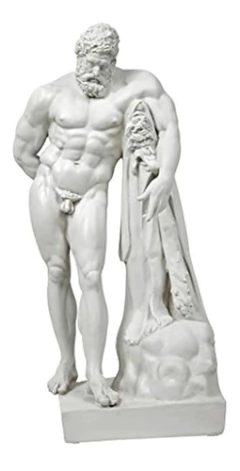 Estatua De Hércules Gris - comprar online